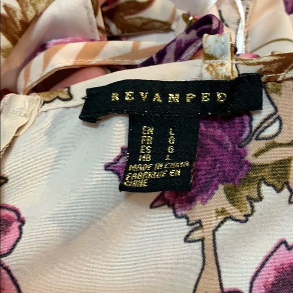 Floral Pink Romper - Picture 3 of 3